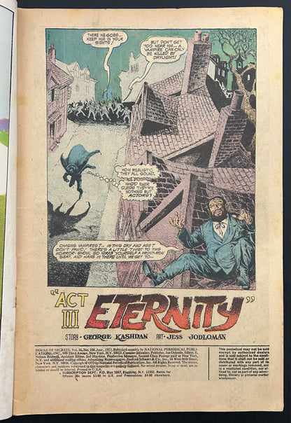 HOUSE OF SECRETS #108 [DC] COMIC 1973 GD