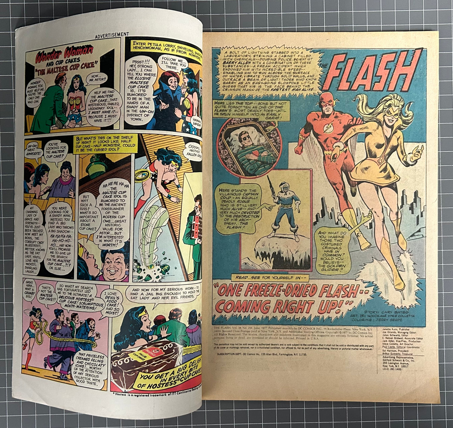 THE FLASH #250 [DC COMICS] NEWSSTAND 1977 FN/VF
