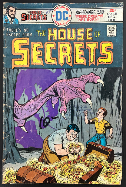 HOUSE OF SECRETS #138 [DC] COMIC 1975 GD