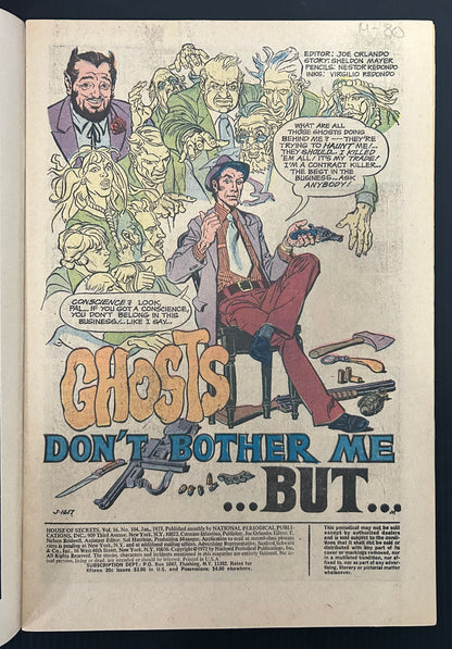 HOUSE OF SECRETS #104 [DC] COMIC 1973 FN/VF