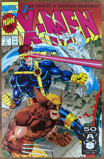 🔑 X-MEN #1 (COVERS A, B, C, D, E) [MARVEL COMICS] DIRECT *1ST APP. ACOLYTES* 1991 HIGH GRADE