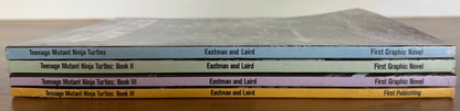 TEENAGE MUTANT NINJA TURTLES #1, 2, 3, 4 SET FIRST GRAPHIC NOVEL EASTMAN LAIRD 1988/89
