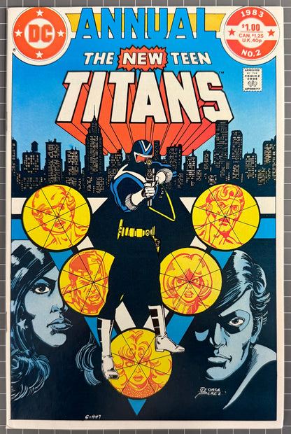 THE NEW TEEN TITANS ANNUAL #2 [DC COMICS] *1ST APP. VIGILANTE* 1983 VF/NM