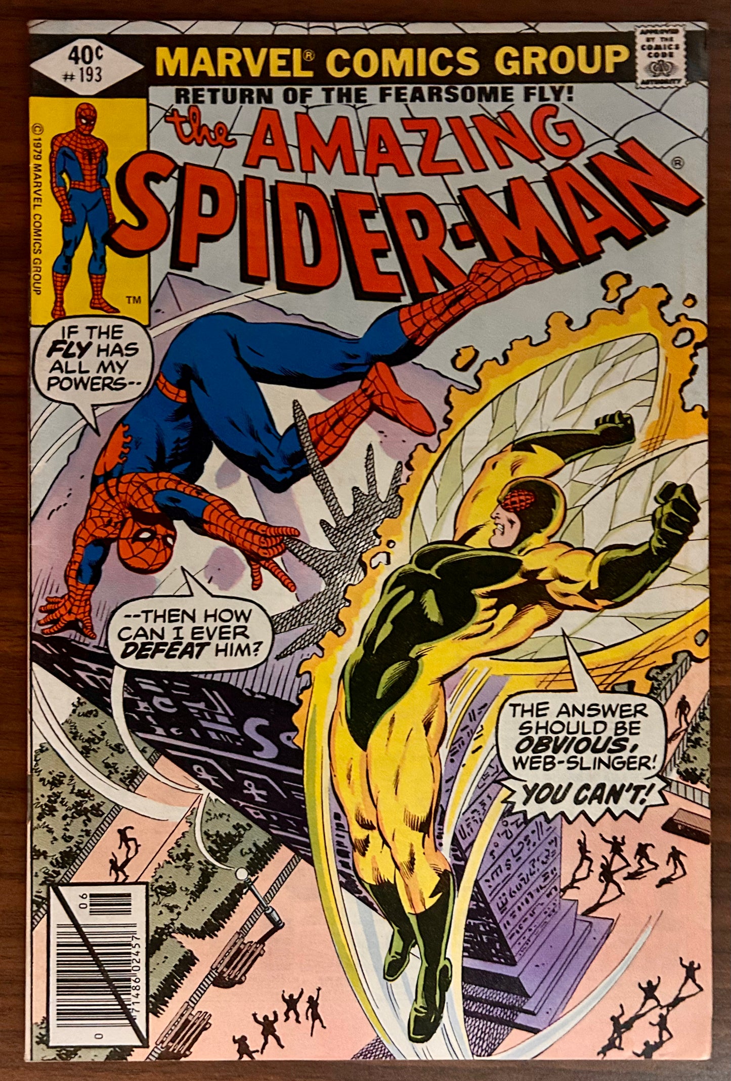 🔑 THE AMAZING SPIDER-MAN #193 [MARVEL COMICS] *SPIDER-MAN & MJ BREAK UP* 1979 FN/VF