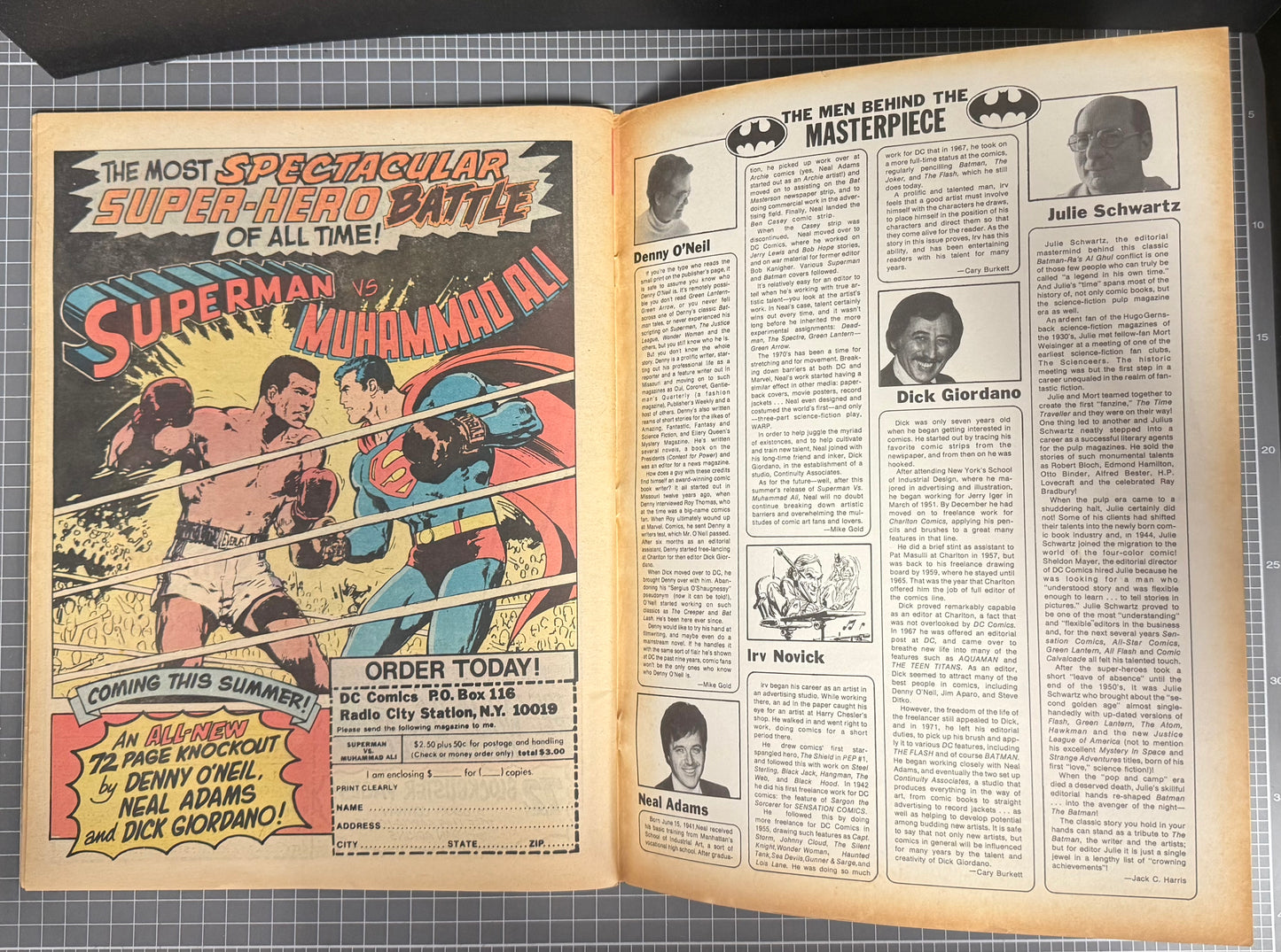 🔑 LIMITED COLLECTOR'S EDITION #C-51: BATMAN [DC] TREASURY COMIC 1977 FN
