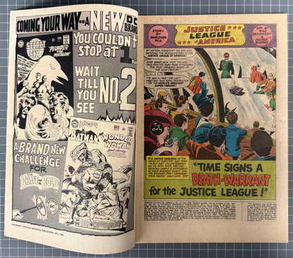 JUSTICE LEAGUE OF AMERICA #63 [DC COMICS] 1968 FN