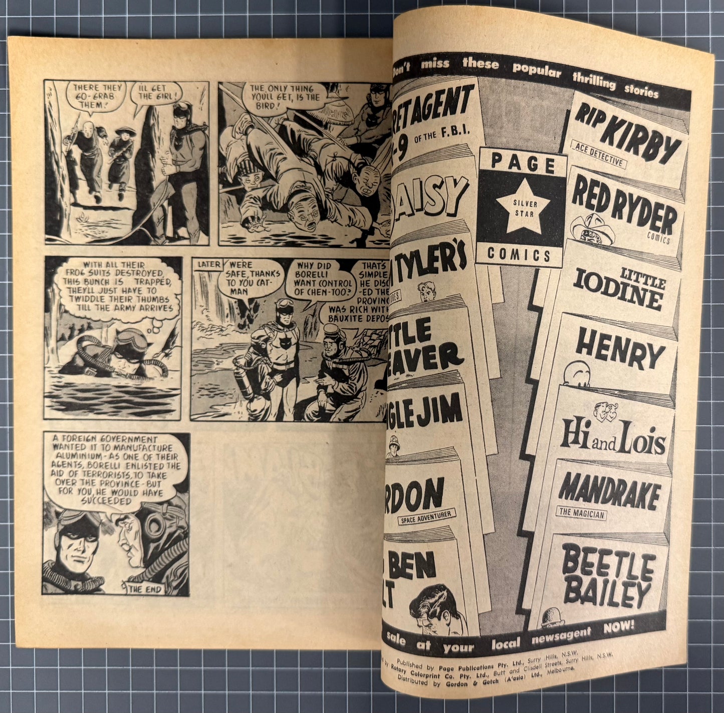 ADVENTURES OF CATMAN #18 [PAGE PUBLICATIONS] AUSTRALIAN COMIC 1966