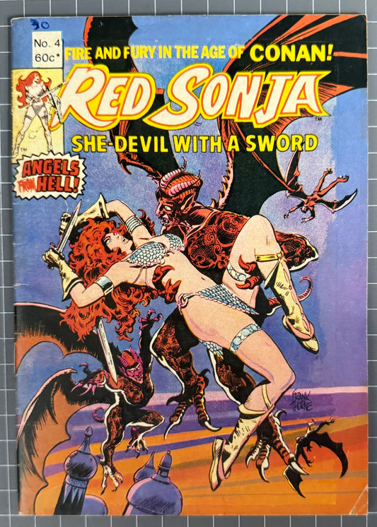 RED SONJA SHE-DEVIL WITH A SWORD #4 [YAFFA PUBLISHING] AUSTRALIAN COMIC 1980