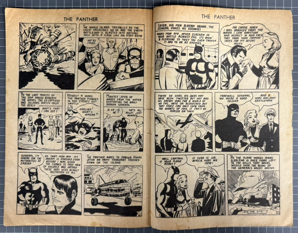 THE PANTHER #8 [YOUNG'S MERCHANDISING] AUSTRALIAN PRE-DECIMAL COMIC 1957