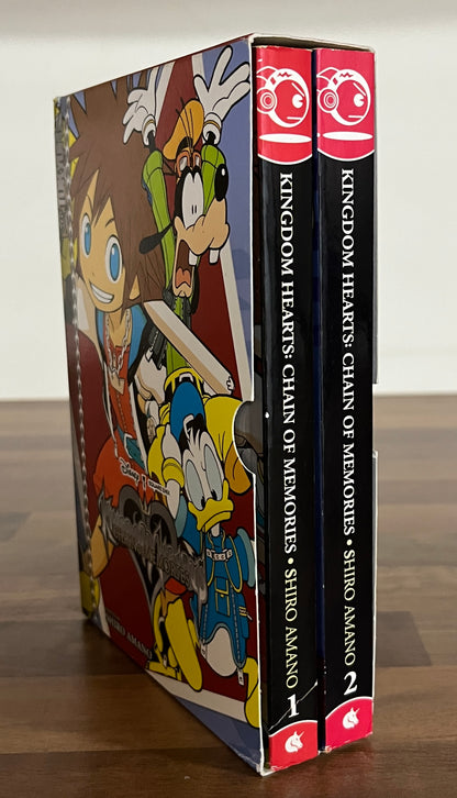 Kingdom Hearts: Chain of Memories Complete Series # 1, 2 + Slipcase Shiro Amano