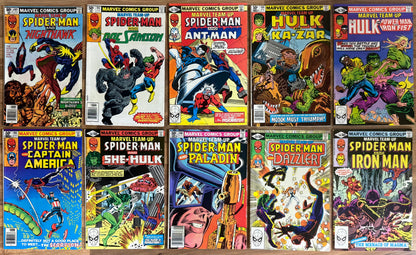 🔑 MARVEL TEAM-UP #1-150 + ANNUALS #1-7 COMPLETE SERIES 1972