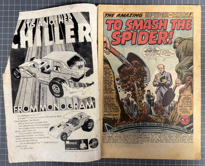 🔑 THE AMAZING SPIDER-MAN #91 [MARVEL COMICS] *1ST APP. SAM BULLIT* 1970 FR/GD
