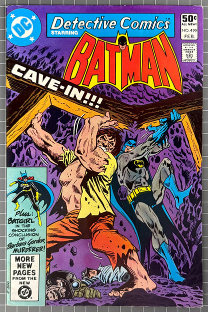 DETECTIVE COMICS #499 [DC COMICS] DIRECT *JIM APARO COVER* 1981 VF
