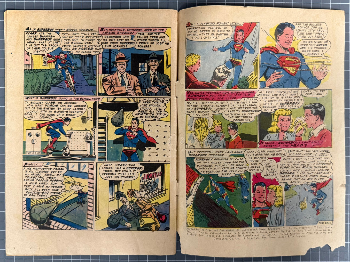 SUPER ADVENTURE COMIC #78 [COLOUR COMICS] AUSTRALIAN PRE-DECIMAL *SCARCE* 1956