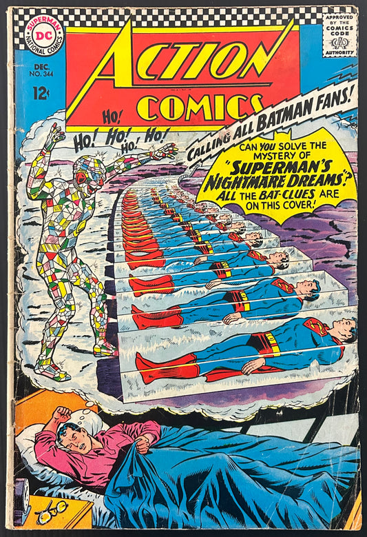 ACTION COMICS #344 [DC COMICS] DIRECT 1967 VG-