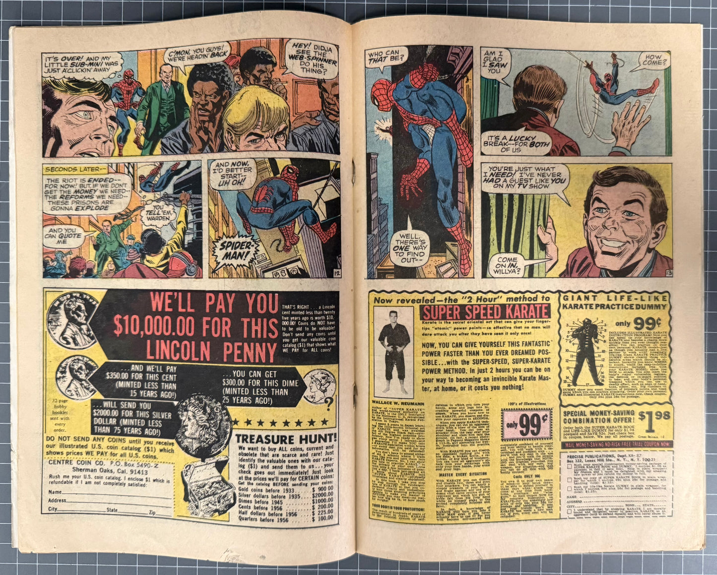 🔑 THE AMAZING SPIDER-MAN #99 [MARVEL COMICS] 1971 VG/FN