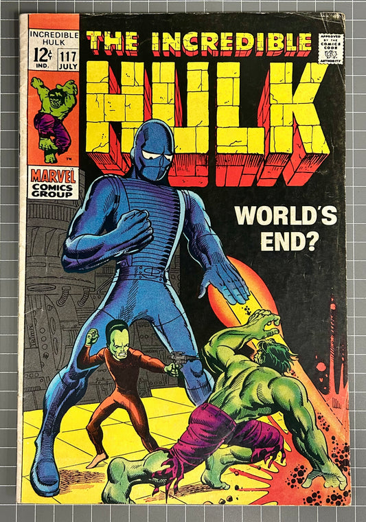 THE INCREDIBLE #117 MARVEL COMICS] DIRECT 1969 VG