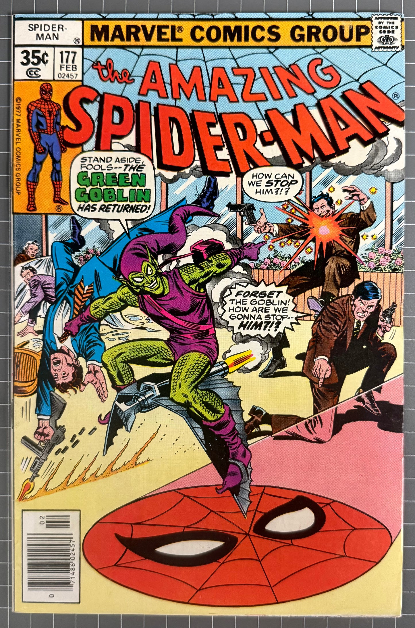 THE AMAZING SPIDER-MAN #177 [MARVEL COMICS] NEWSSTAND 1978 VF+