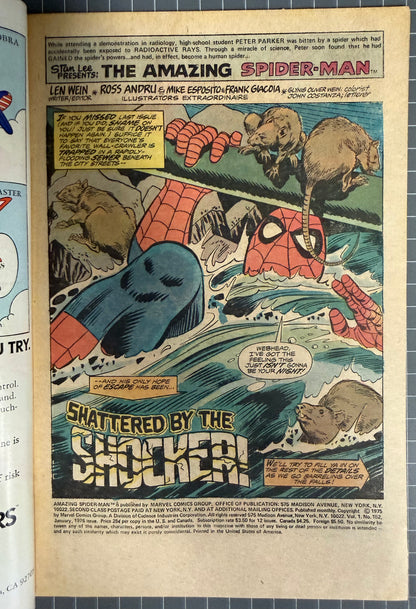 THE AMAZING SPIDER-MAN #152 [MARVEL COMICS] *JOHN ROMITA COVER* 1976 FN/VF