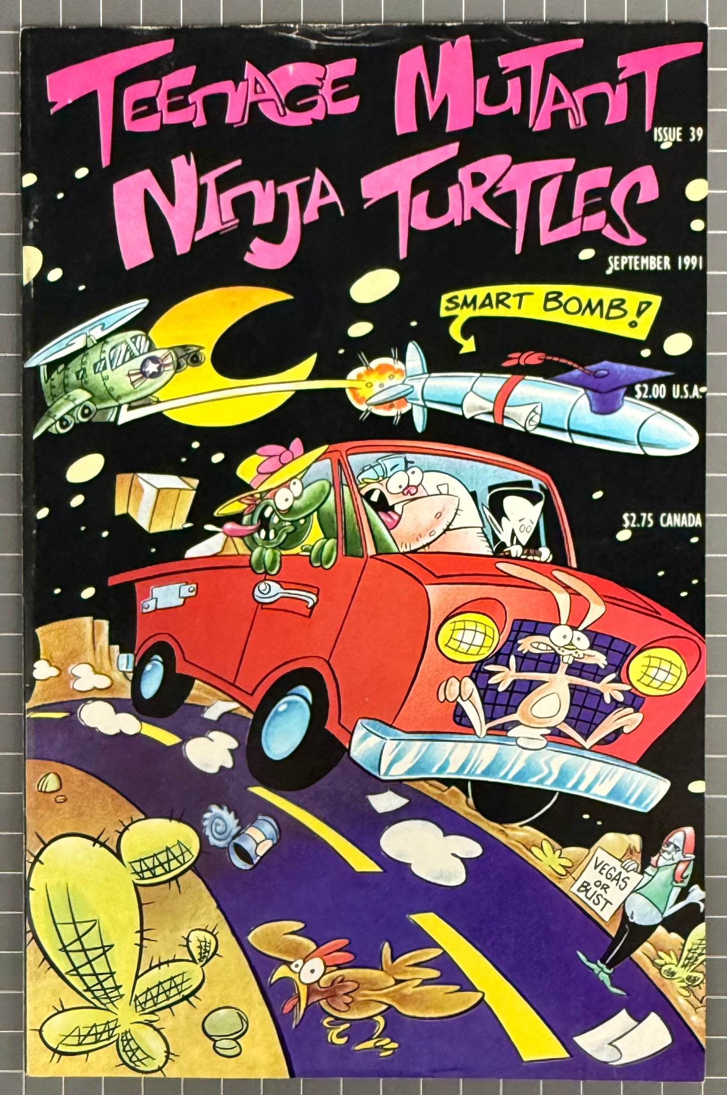 TEENAGE MUTANT NINJA TURTLES #39 (TMNT) [MIRAGE] COMIC 1991 FN/VF
