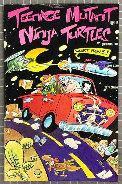 TEENAGE MUTANT NINJA TURTLES #39 (TMNT) [MIRAGE] COMIC 1991 FN/VF