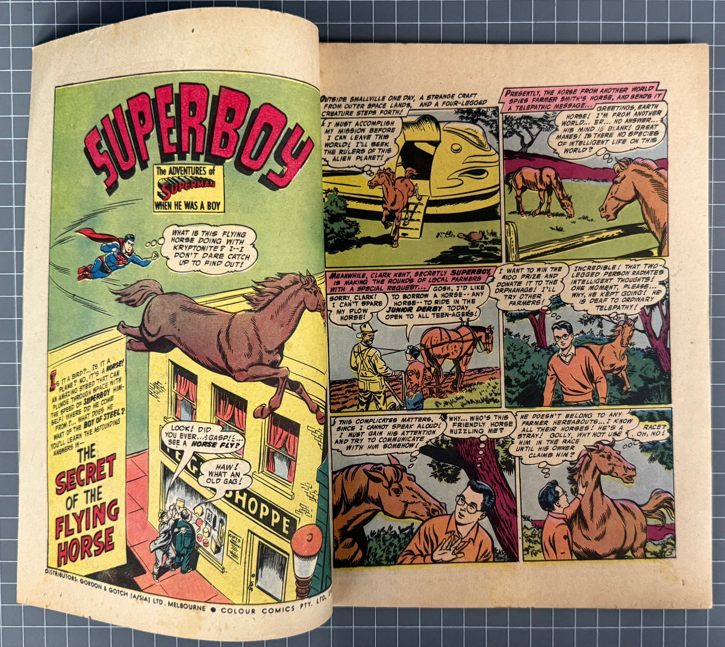 SUPERBOY #99 [COLOUR COMICS] AUSTRALIAN PRE-DECIMAL *SCARCE* 1957