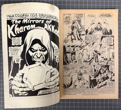 CONAN THE BARBARIAN #9 [YAFFA PUBLISHING] AUSTRALIAN MARVEL DIGEST COMIC 1981