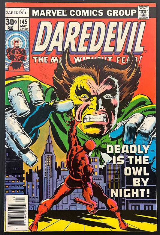 DAREDEVIL #145 [MARVEL COMICS] NEWSSTAND 1977 FN+