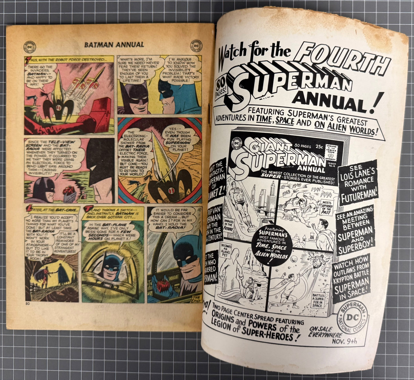 🔑 BATMAN ANNUAL #2 [DC COMICS] 1961 VG