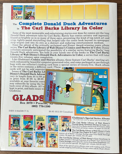 The Carl Barks Library of Donald Duck Adventures in Color No. 3  + Trading Card Brand New