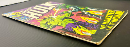 THE INCREDIBLE HULK #144 [MARVEL COMICS] DIRECT 1971 VG