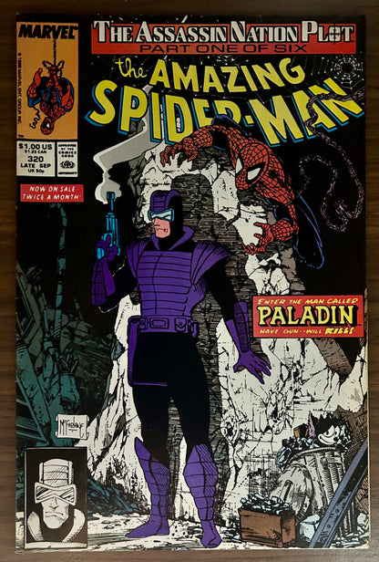 THE AMAZING SPIDER-MAN #320 [MARVEL COMICS] DIRECT 1989