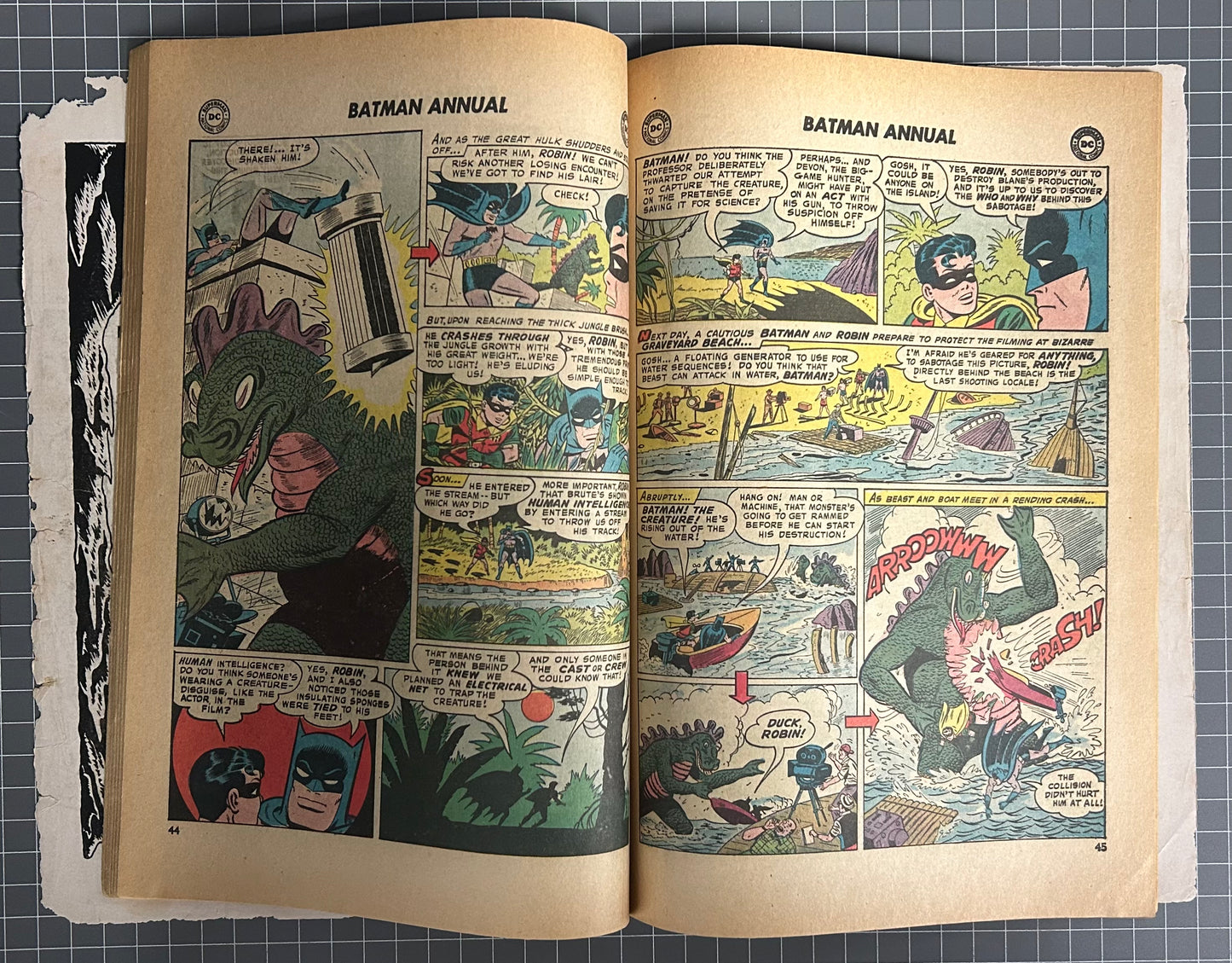 GIANT BATMAN ANNUAL #6 [DC COMICS] DIRECT 1963-1964 GD