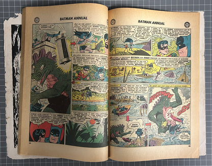 GIANT BATMAN ANNUAL #6 [DC COMICS] DIRECT 1963-1964 GD