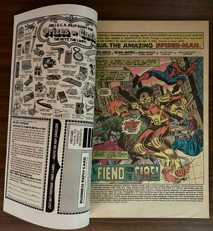 🔑 THE AMAZING SPIDER-MAN #172 [MARVEL COMICS] *ROCKET RACER DEBUT* 1977 VF-