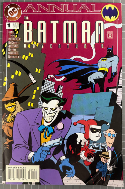 🔑 THE BATMAN ADVENTURES ANNUAL #1 [DC] COMIC *HARLEY QUINN & JOKER* 1994