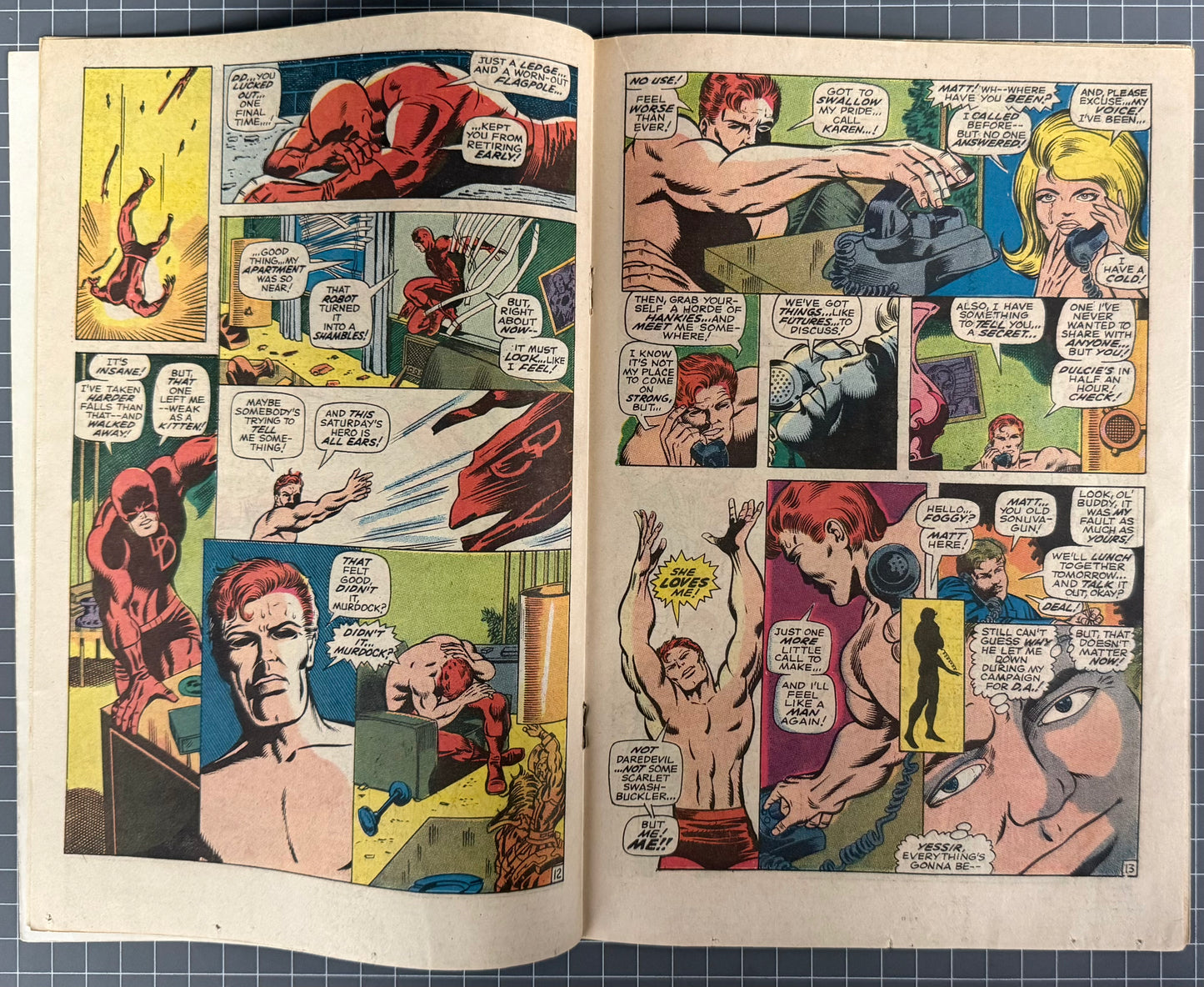 DAREDEVIL #51 [MARVEL COMICS] DIRECT 1969 VG/FN
