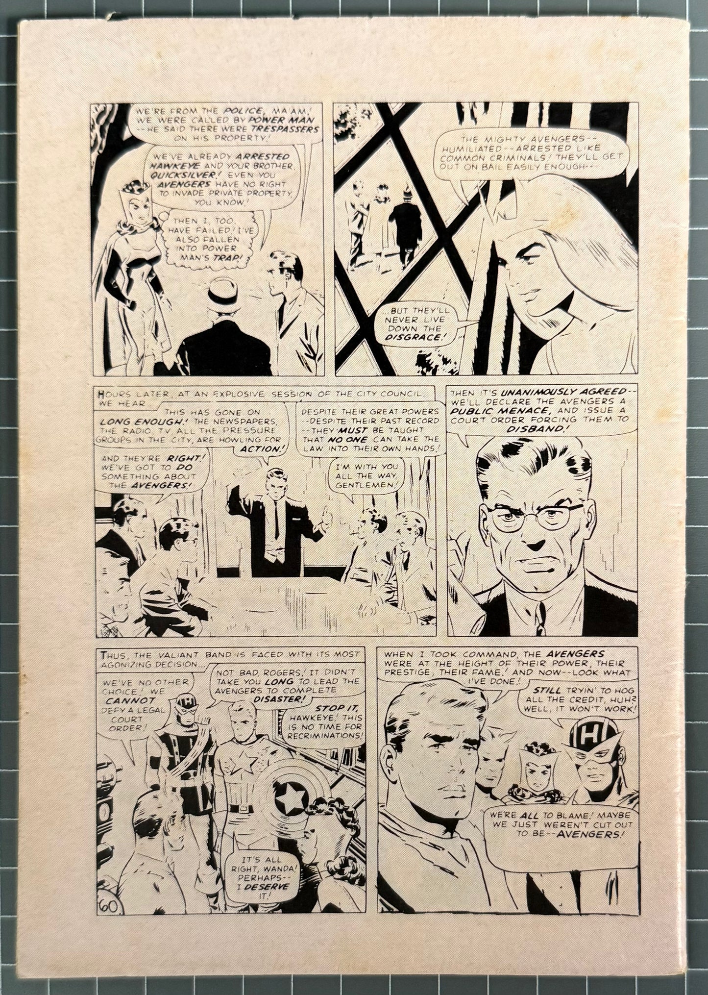 🔑 THE AVENGERS #7 [YAFFA PUBLISHING] AUSTRALIAN MARVEL DIGEST COMIC 1981