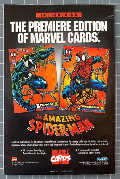 🔑 THE AMAZING SPIDER-MAN #389 [MARVEL COMICS] *CHAMELEON ORIGIN* 1994 FN/VF