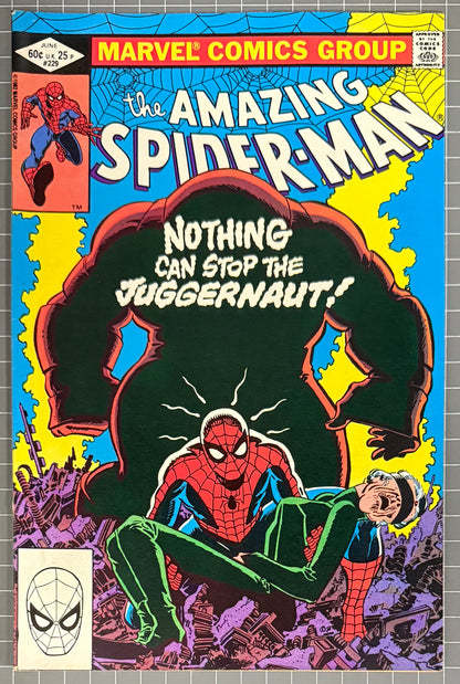 🔑 THE AMAZING SPIDER-MAN #229 [MARVEL COMICS] DIRECT 1982 VF-