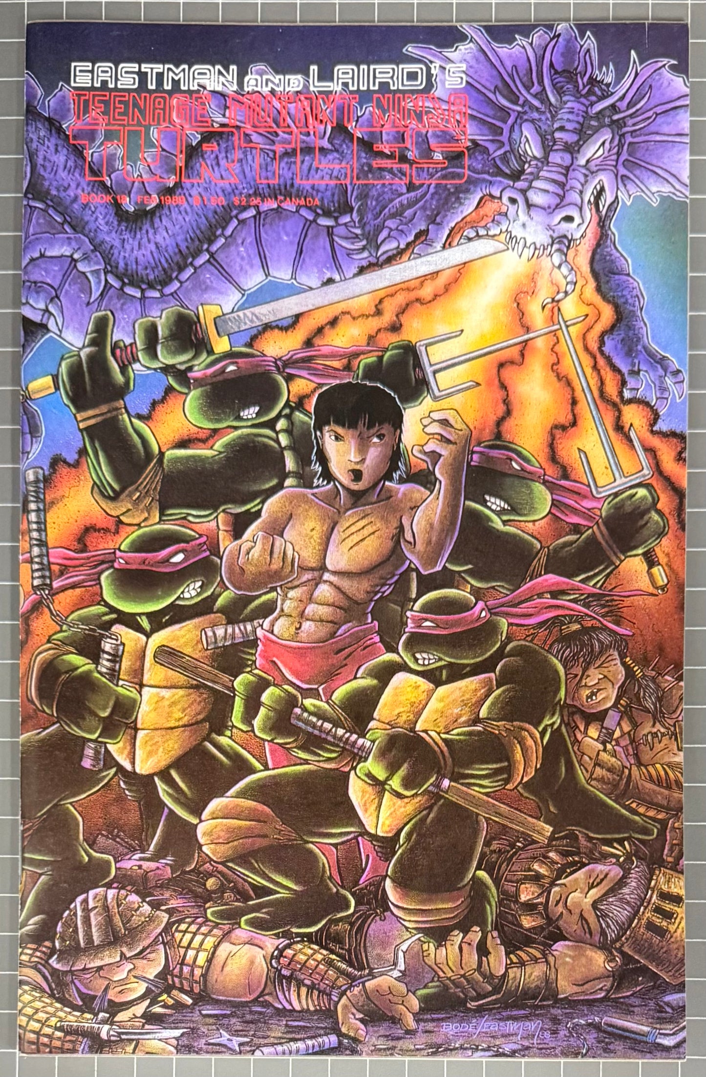 TEENAGE MUTANT NINJA TURTLES #18 (TMNT) [MIRAGE] COMIC 1989 FN+