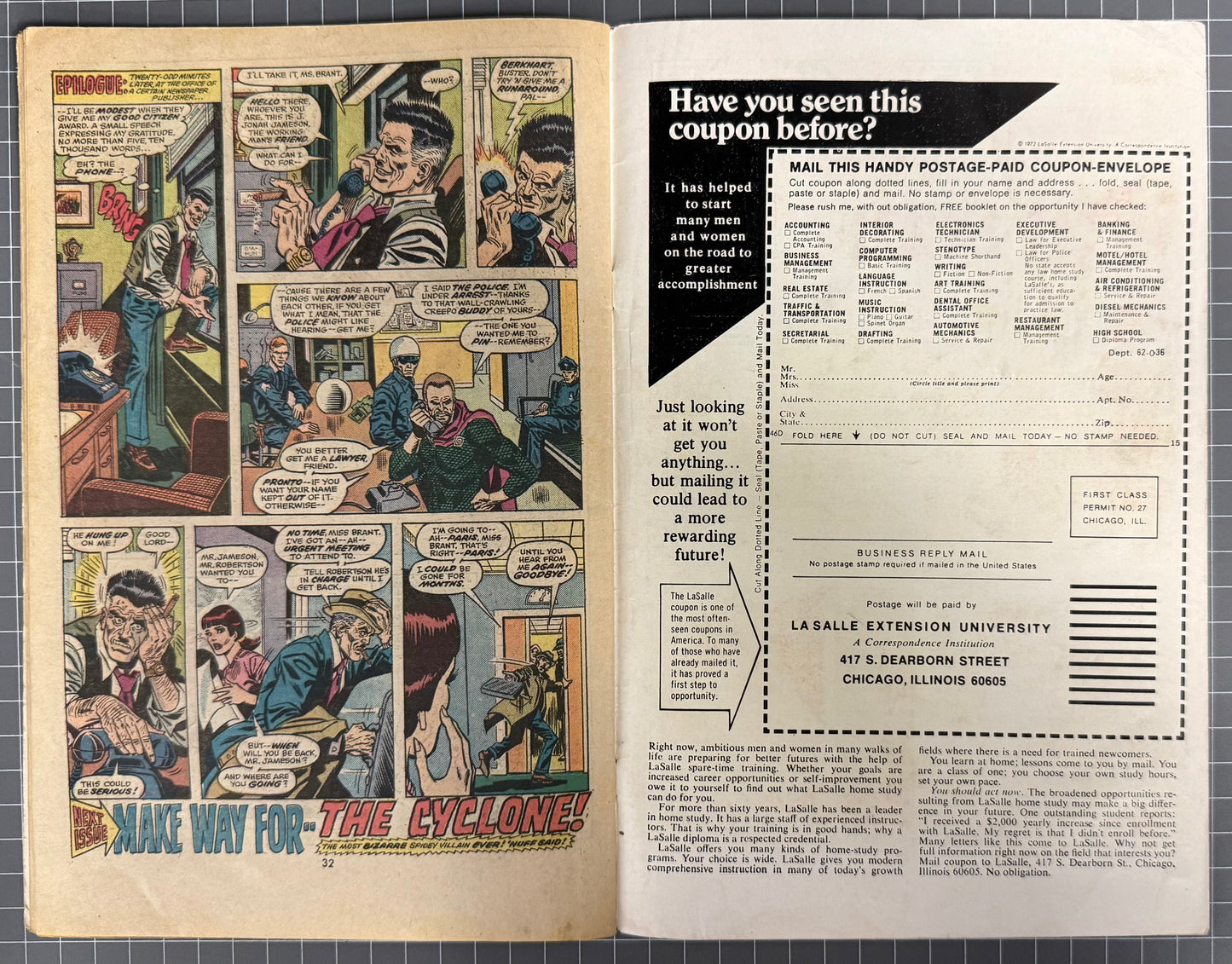 🔑 AMAZING SPIDER-MAN #142 [MARVEL COMICS] *1ST CAMEO GWEN STACY CLONE* 1975 VG+