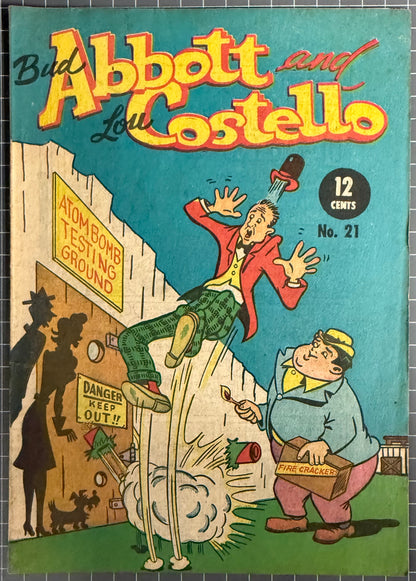 BUD ABBOTT AND LOU COSTELLO #21 (PAGE PUBLICATIONS) AUSTRALIAN COMIC 1966