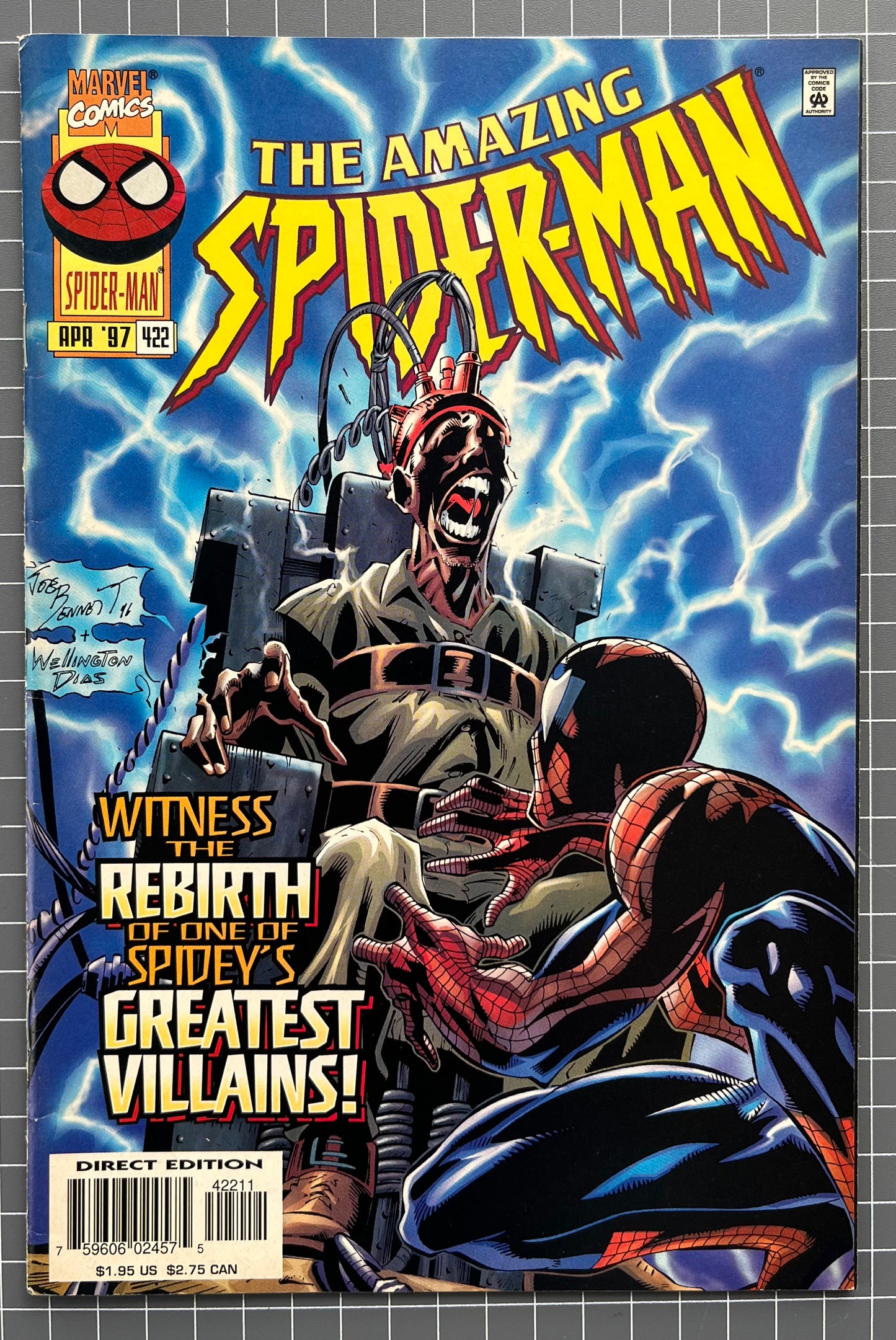 THE AMAZING SPIDER-MAN #422 [MARVEL COMICS] DIRECT 1997 FN/VF