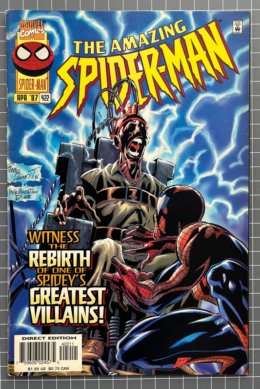 THE AMAZING SPIDER-MAN #422 [MARVEL COMICS] DIRECT 1997 FN/VF