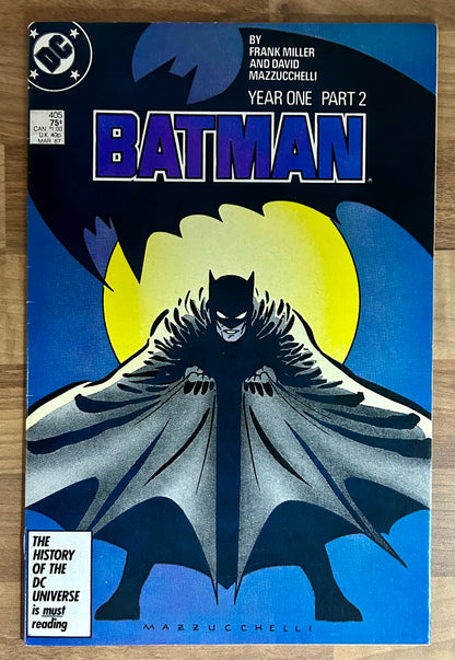 🔑 BATMAN #405 [DC COMICS] DIRECT *SARAH ESSEN & CARMINE FALCONE DEBUT* 1987