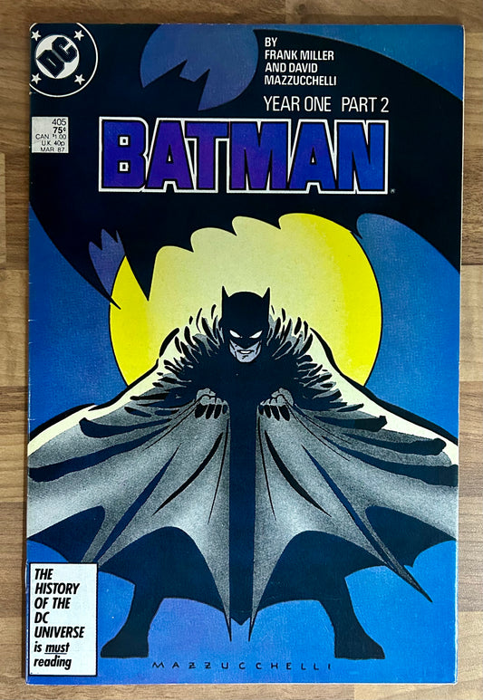🔑 BATMAN #405 [DC COMICS] DIRECT *SARAH ESSEN & CARMINE FALCONE DEBUT* 1987
