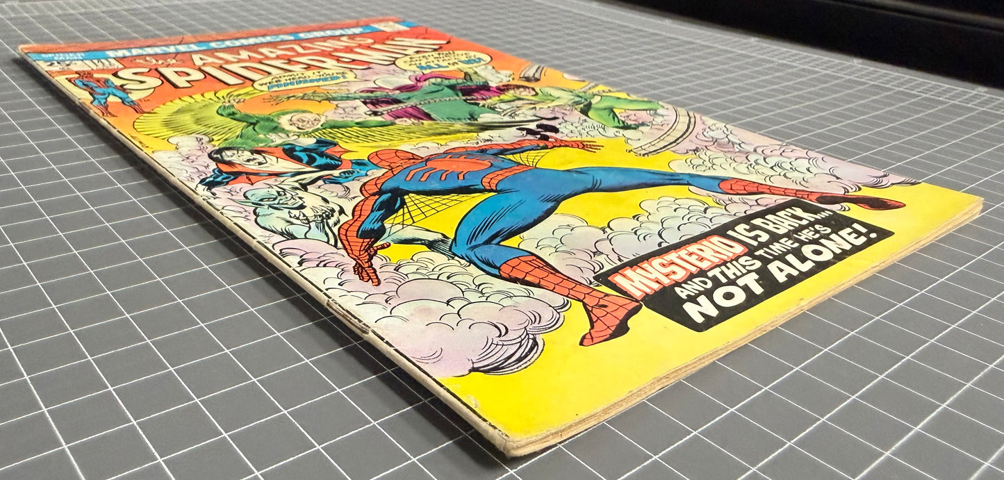 🔑 AMAZING SPIDER-MAN #141 [MARVEL COMICS] *1ST APP. 2ND MYSTERIO* 1975 VG/FN