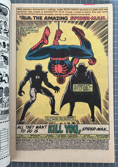 THE AMAZING SPIDER-MAN #213 [MARVEL COMICS] 1981 VF/NM