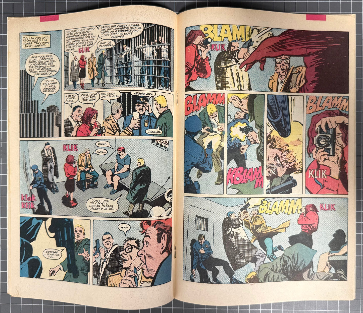 🔑 DAREDEVIL #232 [MARVEL COMICS] DIRECT *1ST APP. NUKE* 1986 FN+